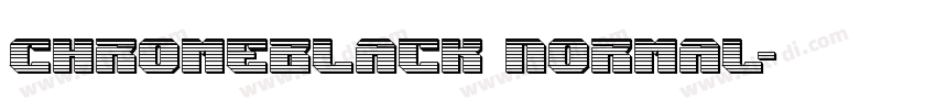 ChromeBlack Normal字体转换